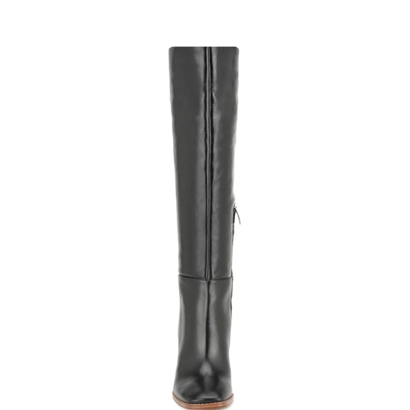 Nine West Temas Black Leather Knee High Boots Size 11 New - Picture 3 of 8